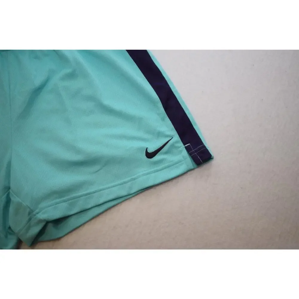 Nike Gym Shorts Dri Fit Performance Blue Athletic‎ Running Womens Size Medium